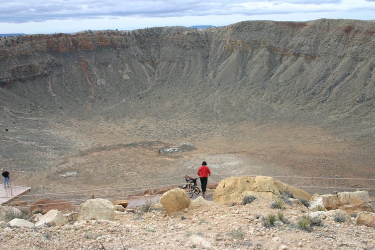 Meteor Crater, Near Winslow, Arizona бесплатно