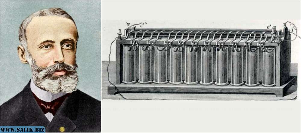 Изобретатель батареи. Учёный Гастон Планте. Гастон Планте (1834—1889). Первый аккумулятор Гастона Планте. Гастон Планте. Аккумуляторная батарея.